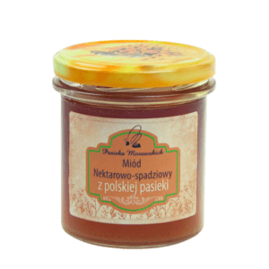 pasieka-morawscy-miod-nektarowo-spadziowy-380-g