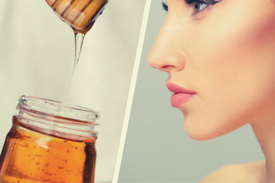 domowe-maseczki-z-miodem-mloda-kobieta-sloik-miodu