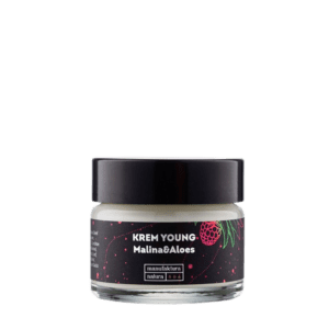 manufaktura-natura-young krem nawilżający-malina-aloes-15-ml