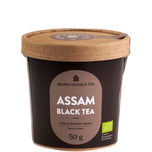 brown-house-tea-assam-Czarna-Herbata-Indyjska-50g-ekologiczna-uprawa-intensywny-ziemisty-smak-bogaty-aromat-antyoksydacyjne-właściwości-zdrowie-serca-relaks-zdrowa