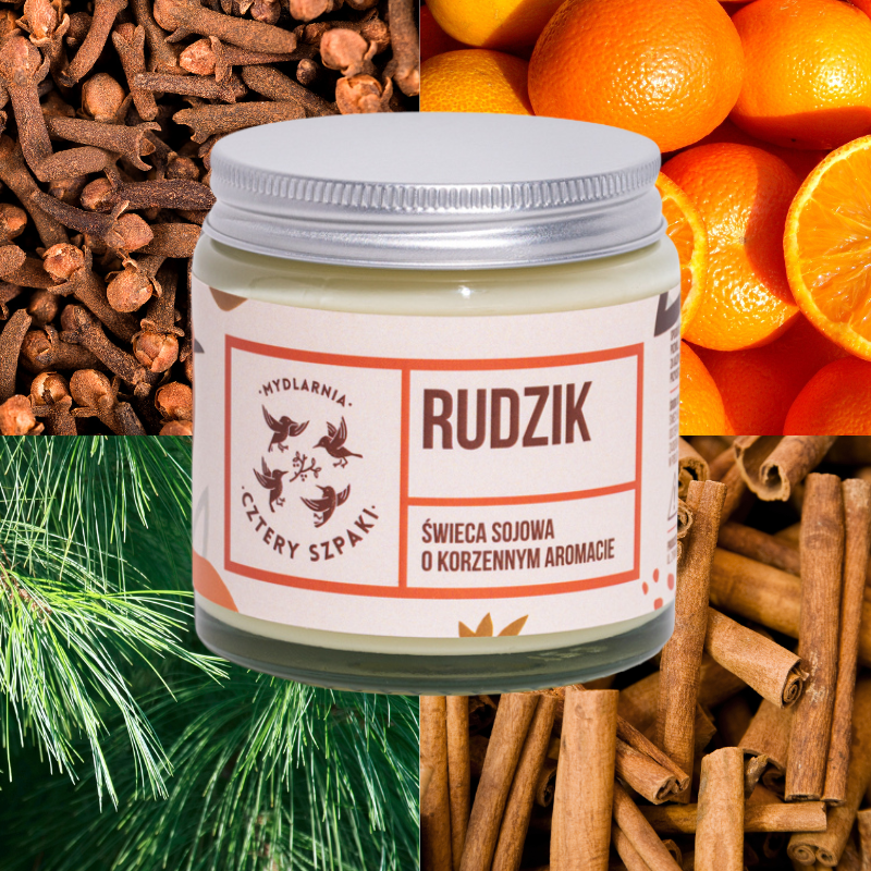 4-szpaki-rudzik-korzenna-swieca-sojowa-naturalna-120-ml-aromatyczna-relaksujaca-eko-weganska-dlugotrwala-cynamon-pomarancza-gozdziki-sosna-odswiezajaca-energetyzujaca