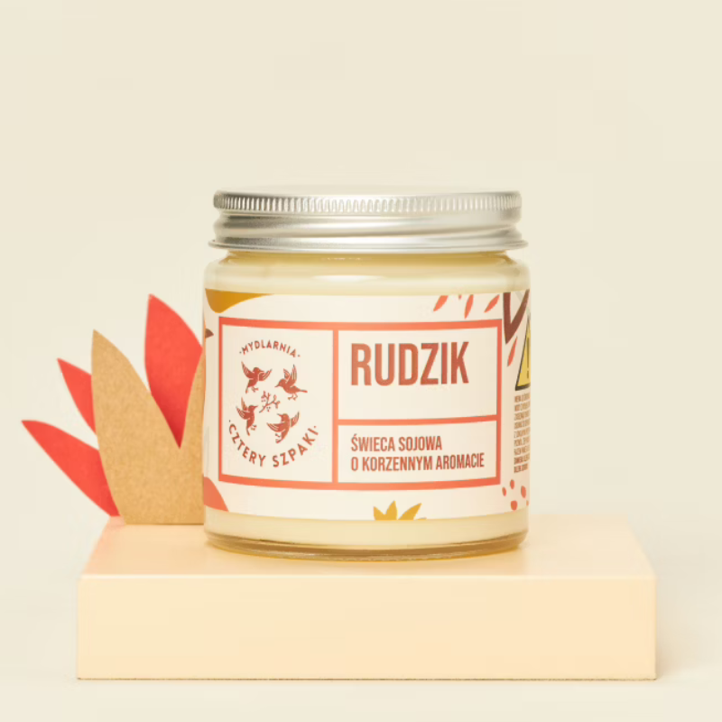 4-szpaki-rudzik-korzenna-swieca-sojowa-naturalna-120-ml-aromatyczna-relaksujaca-eko-weganska-dlugotrwala-cynamon-pomarancza-gozdziki-sosna-odswiezajaca-energetyzujaca