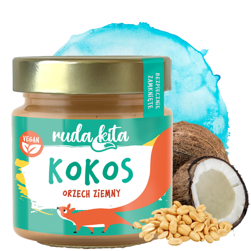 ruda-kita-kokos-i-orzech-ziemny-pasta-orzechowa-maslo-orzechowe-200-g-bez-oleju-palmowego