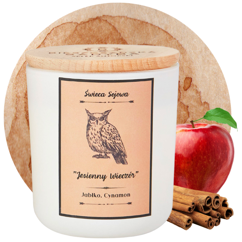 bieszczadzka-sadyba-jesienny-wieczor-jablko-cynamon-bezdymna-siwieca-z-biodegradowalnego-wosku-sojowego-relaksacyjna-do-medytacji-naturalna-180-g