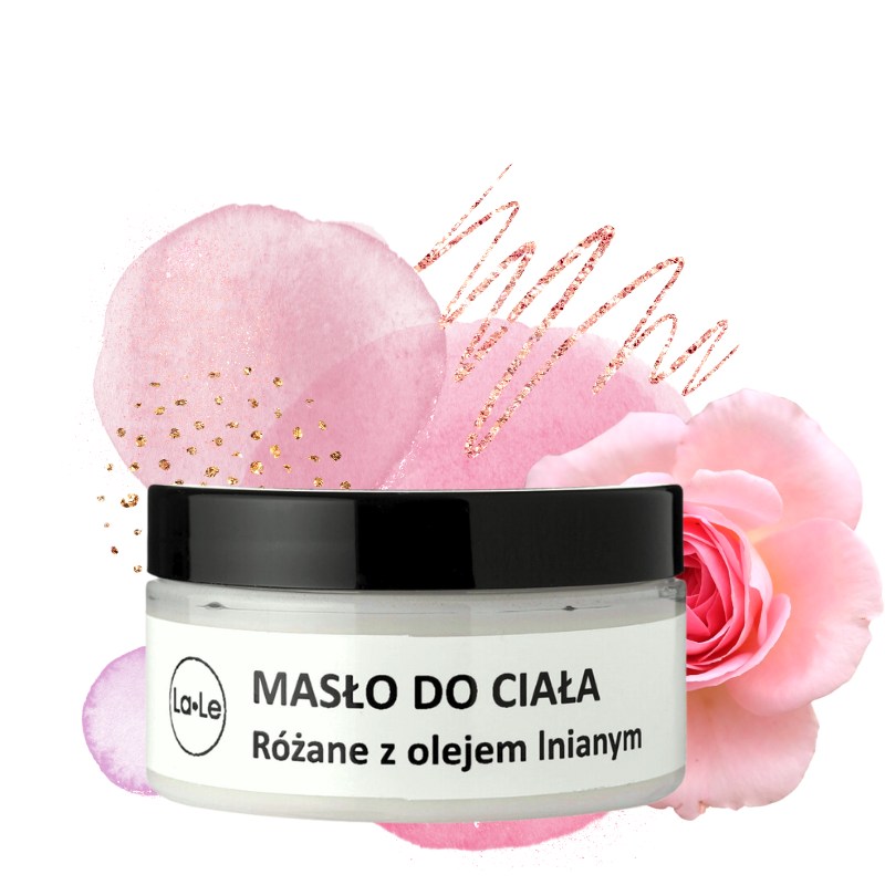 la-le-maslo-do-ciala-różane-z-olejem-lnianym-120-ml-weganskie-nawilżające-regenerujace-odzywcze-naturalne-kojace-do-suchej-skory-organiczne