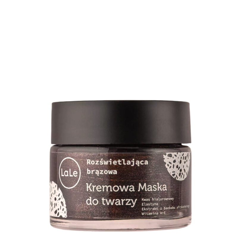 la-le-kremowa-maska-do-twarzy-rozswietlajaca-brazowa-50-ml-nawilza-lagodzi-przeciwstarzeniowa-anty-aging-ujedrniajaca
