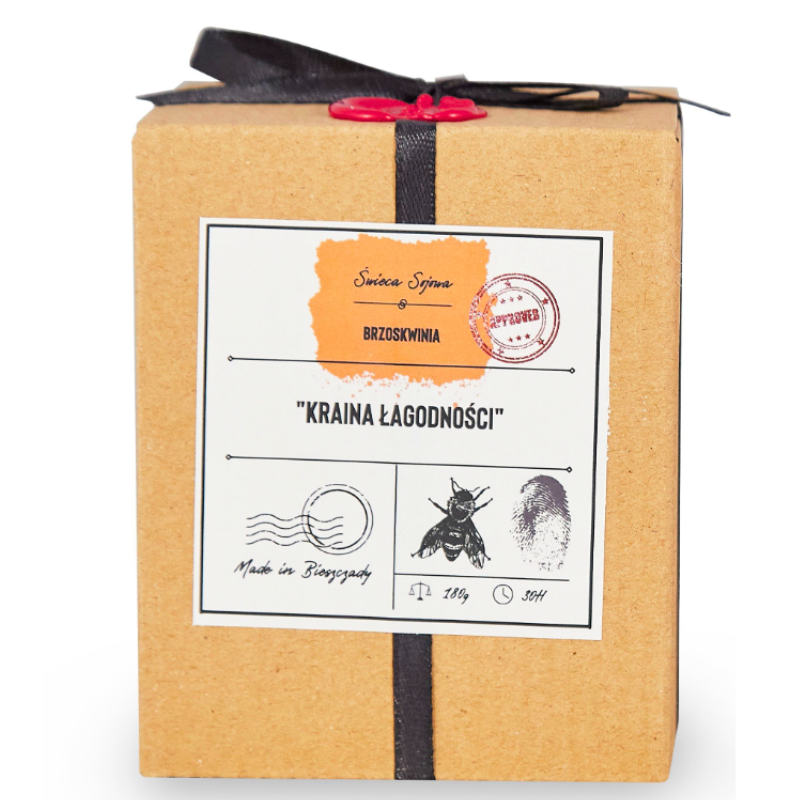 bieszczadzka-sadyba-kraina-lagodnosci-naturalna-swieca-sojowa-brzoskwinia-180-g-recznie-robiona-ekologiczna-relaksacyjna-dekoracyjna-na-prezent-handmade-szklane-opakowanie