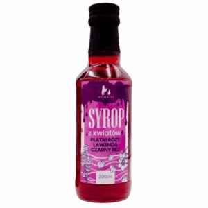 syrop z kwiatów Nomads w szklanej butelce 200 ml