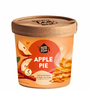 opakowanie herbaty apple pie brown house & tea – czarna herbata z jabłkiem i cynamonem