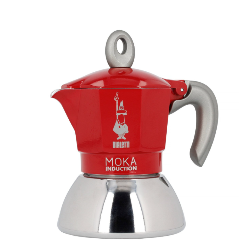 kawiarka Bialetti New Moka Induction 2 tz czerwona na indukcję