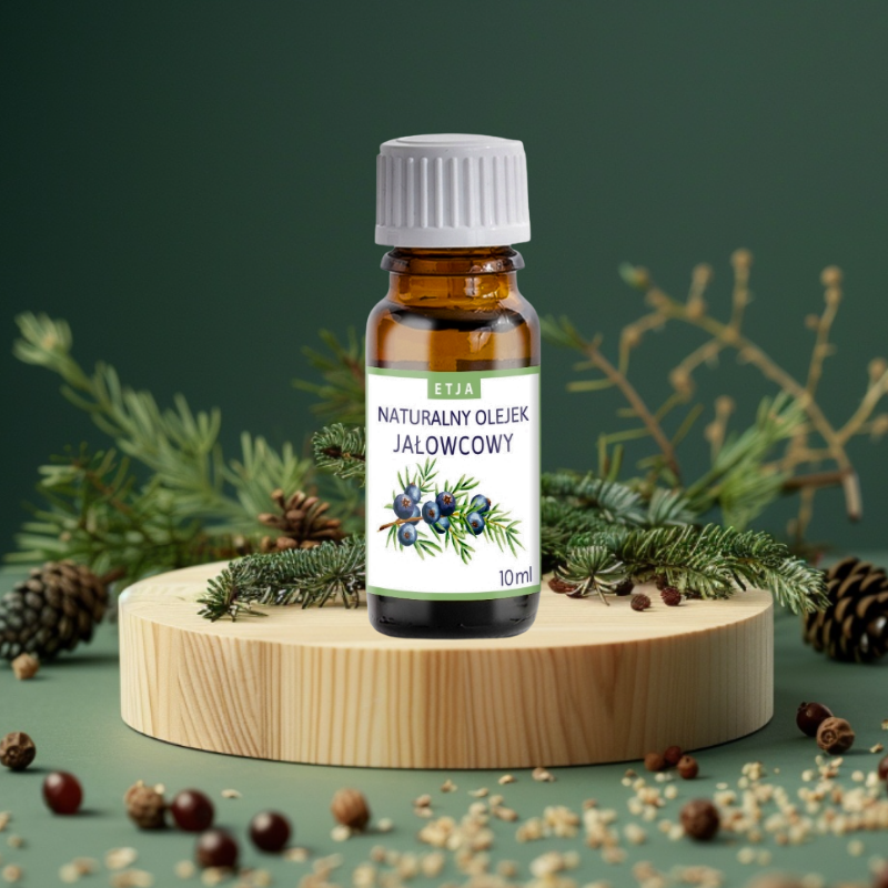olejek jałowcowy Etja 10 ml do kominka i masażu aromaterapeutycznego