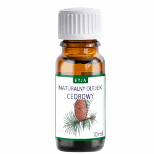 naturalny olejek eteryczny cedrowy Etja 10 ml do kominka i aromaterapii