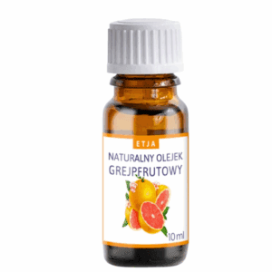 olejek eteryczny grejpfrutowy Etja 10 ml do kominka, masażu i dyfuzora