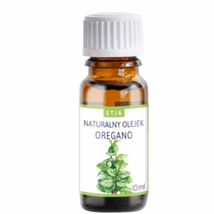 butelka olejku eterycznego oregano Etja 10 ml do aromaterapii i masażu