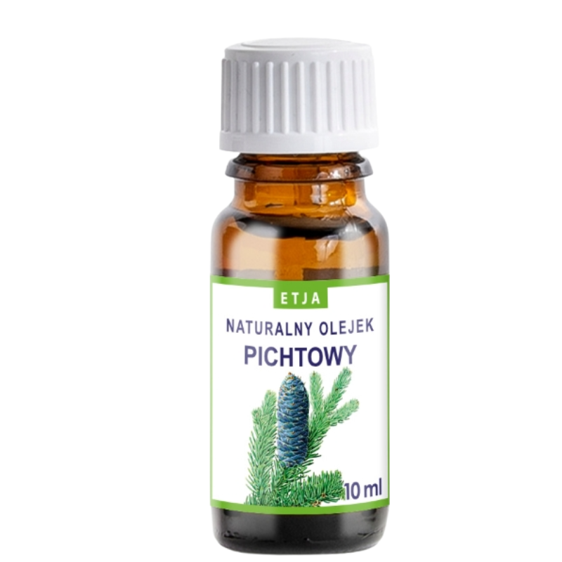 olejek eteryczny pichtowy Etja 10 ml do dyfuzora, inhalacji i kominka aromaterapeutycznego